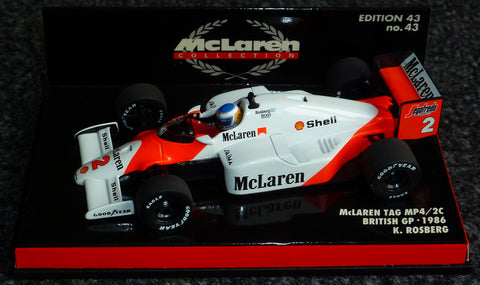 1986 - McLaren TAG Turbo MP4/2C - Keke Rosberg - Britse GP (MLC#43)