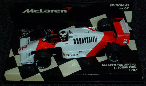 1987 - McLaren TAG MP4-3 - Stefan Johansson (MLC#67) - Yuui's F1 scale models