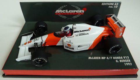 1992 - McLaren Honda MP4/7 V12 - Gerhard Berger - Yuui's F1 scale models