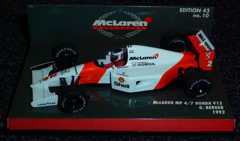 1992 - McLaren Honda MP4/7 V12 - Gerhard Berger (MLC#10) - Yuui's F1 scale models