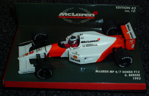 1992 - McLaren Honda MP4/7 V12 - Gerhard Berger (MLC#10) - Yuui's F1 scale models