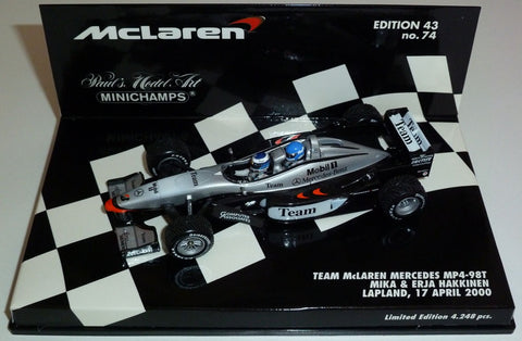 1998 - McLaren Mercedes MP4-98T - Two seater - Mika & Erja Hakkinen, Lapland 2000 (MLC#74) - Yuui's F1 scale models