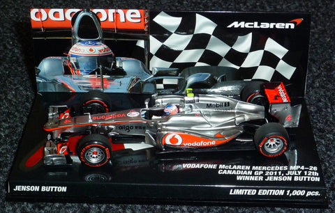 2011 - Vodafone McLaren Mercedes MP4-26 - Jenson Button - Winner Canadian GP, July 12th - Yuui's F1 scale models