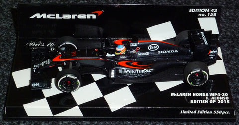 2015 - McLaren Honda MP4-30 - Fernando Alonso - British GP (MLC#158) - Yuui's F1 scale models