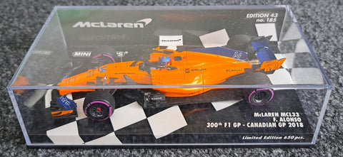 2018 - McLaren MCL33 - Fernando Alonso - 300th F1 GP Canadian GP - Yuui's F1 scale models