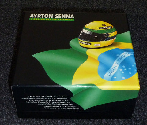 1993 - McLaren Ford MP4/8 - Ayrton Senna - Celebration Giftbox 41 years - 41 GP wins - Yuui's F1 scale models