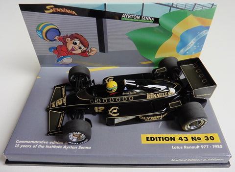 1985 - Lotus Renault 97T - Ayrton Senna - Commemorative edition (ASC#30) - Yuui's F1 scale models