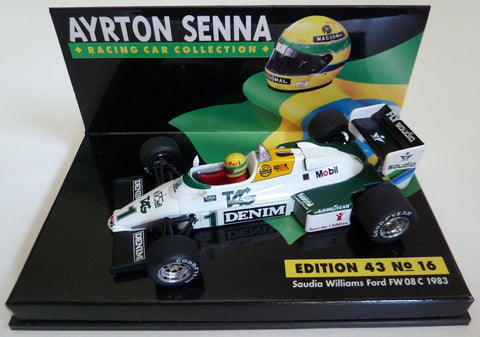 1983 - Saudia Williams Ford FW08C - Ayrton Senna (ASC#16) - Yuui's F1 scale models