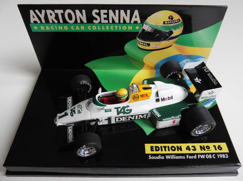 1983 - Saudia Williams Ford FW08C - Ayrton Senna (ASC#16) - Yuui's F1 scale models