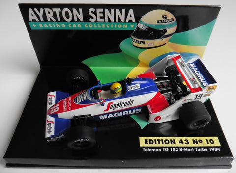 1984 - Toleman TG183B Hart - Ayrton Senna (ASC#10) - Yuui's F1 scale models