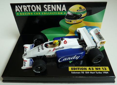 1984 - Toleman TG184 Hart - Ayrton Senna (ASC#13) - Yuui's F1 scale models