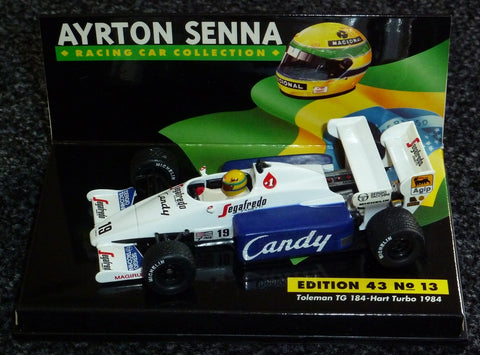 1984 - Toleman TG184 Hart - Ayrton Senna (ASC#13) - Yuui's F1 scale models