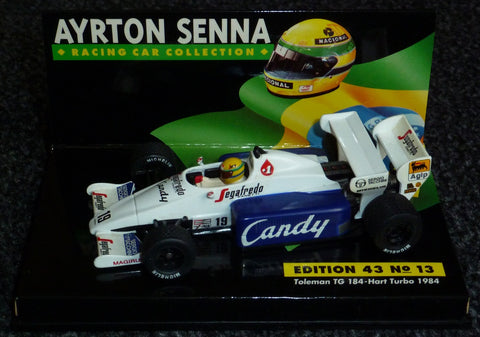 1984 - Toleman TG184 Hart - Ayrton Senna (ASC#13) - Yuui's F1 scale models