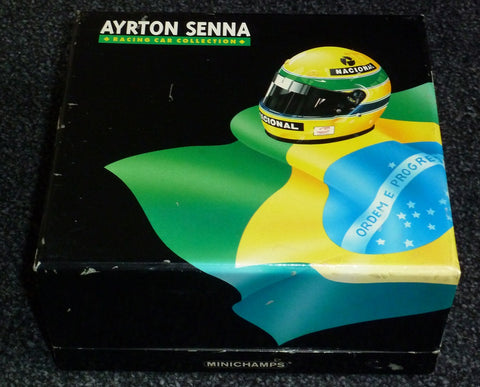 1985 - Lotus Renault 97T - Ayrton Senna - Winner GP Portugal Giftbox - Yuui's F1 scale models