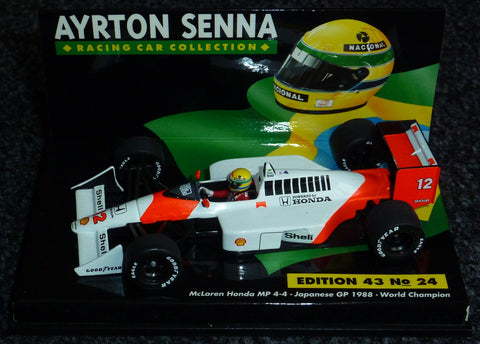 1988 - McLaren Honda MP4/4 - Ayrton Senna - Japanese GP - World Champion (ASC#24) - Yuui's F1 scale models