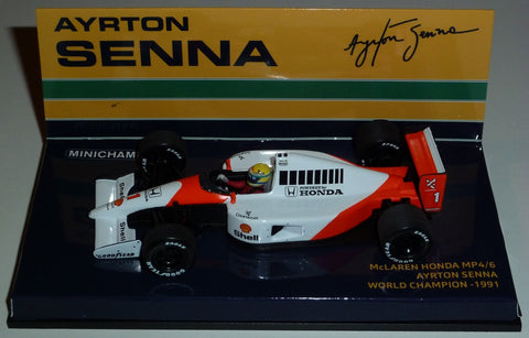 1991 - McLaren Honda MP4/6 - Ayrton Senna - World Champion - Yuui's F1 scale models