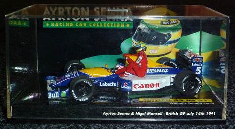 1991 - Williams Renault FW14 - Nigel Mansell - Taxi Ayrton Senna British GP (ASC#27) - Yuui's F1 scale models