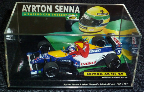 1991 - Williams Renault FW14 - Nigel Mansell - Taxi Ayrton Senna British GP (ASC#27) - Yuui's F1 scale models