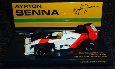 1988 - McLaren Honda MP4/4 - Ayrton Senna - Winner Hungarian GP - Yuui's F1 scale models