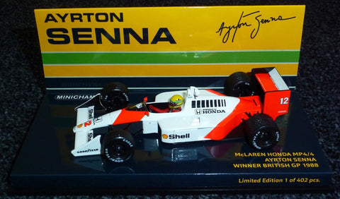 1988 - McLaren Honda MP4/4B - Ayrton Senna - Winner British GP - Yuui's F1 scale models