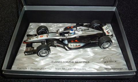 2001 - McLaren Mercedes MP4-16 - Mika Hakkinen - Thanks for the memories - Yuui's F1 scale models