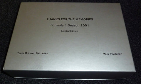 2001 - McLaren Mercedes MP4-16 - Mika Hakkinen - Thanks for the memories - Yuui's F1 scale models