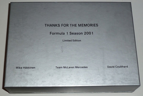 2001 - McLaren Mercedes MP4-16 (2x) - Mika Hakkinen + David Coulthard - Thanks for the memories - Yuui's F1 scale models