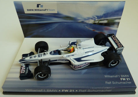 2000 - WilliamsF1 BMW FW21 - Ralf Schumacher - Launch car - BMW box - Yuui's F1 scale models