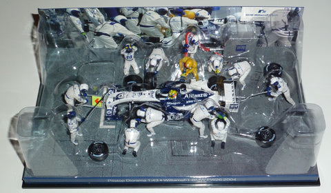 2004 - WilliamsF1 BMW FW26 - Ralf Schumacher - Pitstop diorama - Yuui's F1 scale models