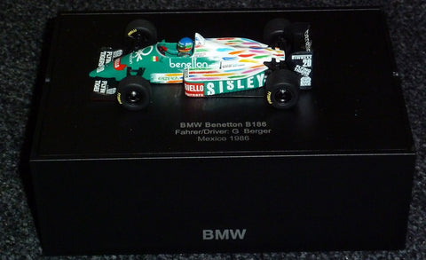 1986 - Benetton BMW B186 - Gerhard Berger (BMW box) - Yuui's F1 scale models