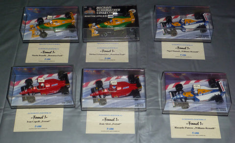 Minichamps 1992 Göde autoset Williams, Benetton, Ferrari met certificaten