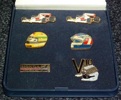 1990 - McLaren Honda MP4/5B - Ayrton Senna & Gerhard Berger Pin Set