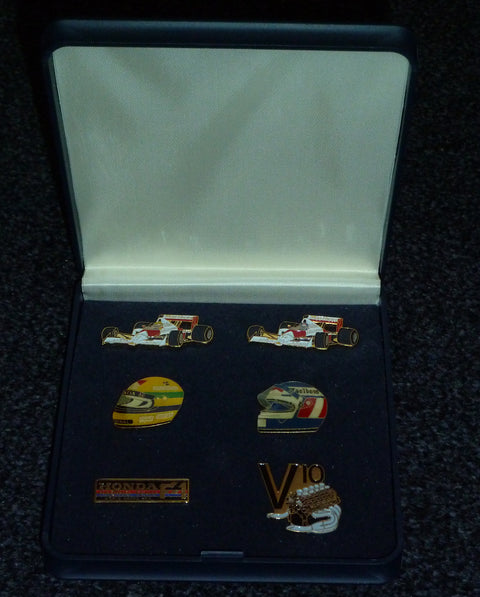 1990 - McLaren Honda MP4/5B - Ayrton Senna & Gerhard Berger Pin Set