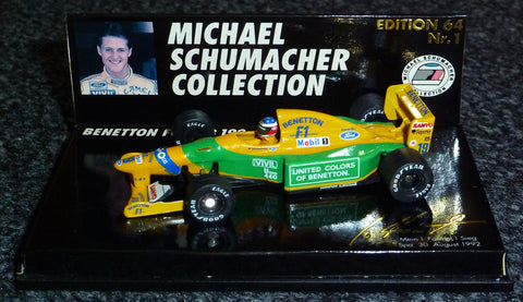 1992 - Benetton Ford B192 - Michael Schumacher - Mein 1. Formel 1 Sieg, Spa 30 August (MSC#1)