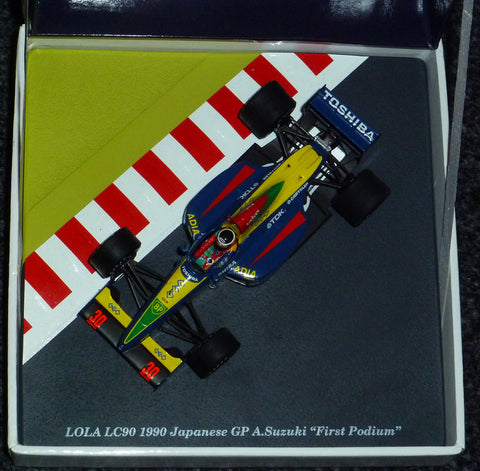 1990 - Larrousse Lola LC90 - Aguri Suzuki - Japanse GP - Eerste podium