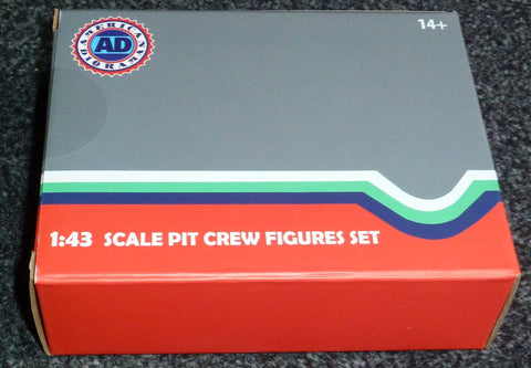 F1 Pit Crew Figures - Set I (Team Blue) - Yuui's F1 scale models