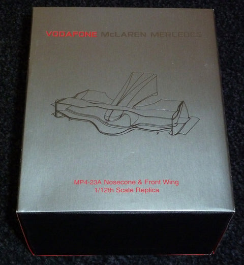 2008 - Vodafone McLaren Mercedes MP4-23 nosecone - Heikki Kovalainen (Amalgam 1:12) - Yuui's F1 scale models