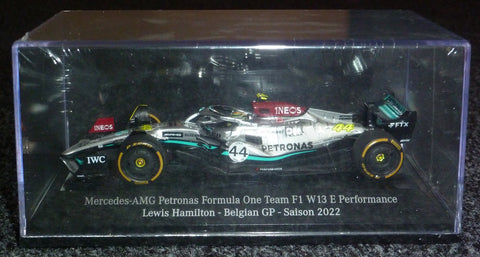 2022 - Mercedes-AMG Petronas Formula One Team F1 W13 E Performance - Lewis Hamilton - Belgian GP - Yuui's F1 scale models