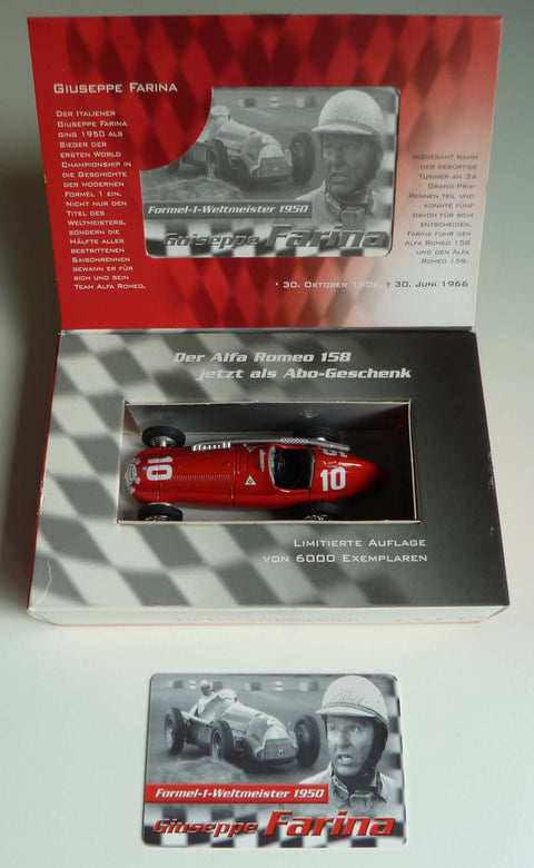 1950 - Alfa Romeo 158 - Giuseppe Farina - World Champion - Yuui's F1 scale models