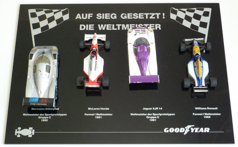 1990 Mercedes Group C + 1991 McLaren Honda + 1991 Jaguar XJR 14 + 1992 Williams Renault - Yuui's F1 scale models