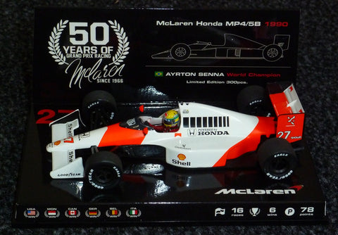 1990 - McLaren Honda MP4/5B - Ayrton Senna - 50 years of McLaren - Yuui's F1 scale models