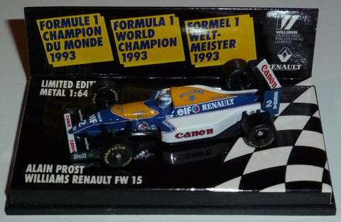 1993 - Williams Renault FW15 - Alain Prost - World champion - Yuui's F1 scale models