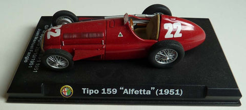 1951 - Alfa Romeo 159 Alfetta - Juan-Manuel Fangio - World champion - Yuui's F1 scale models