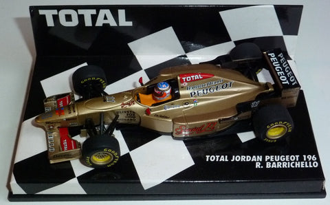 1996 - Jordan Peugeot 196 - Rubens Barrichello - Total promo - Yuui's F1 scale models