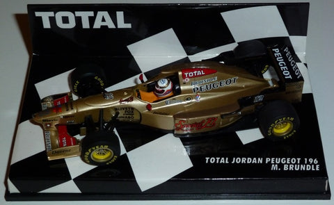 1996 - Jordan Peugeot 196 - Martin Brundle - Total promo - Yuui's F1 scale models