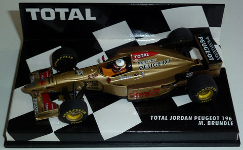 1996 - Jordan Peugeot 196 - Martin Brundle - Total promo - Yuui's F1 scale models