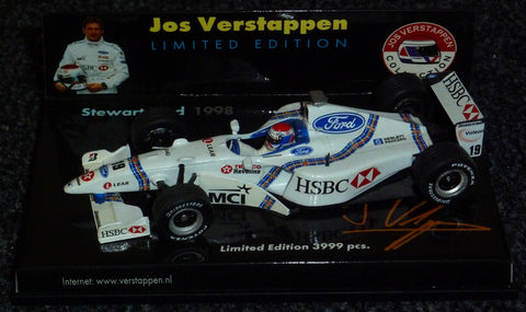 1998 - Stewart Ford SF-2 - Jos Verstappen - Fanclub edition - met handtekening - Yuui's F1 scale models