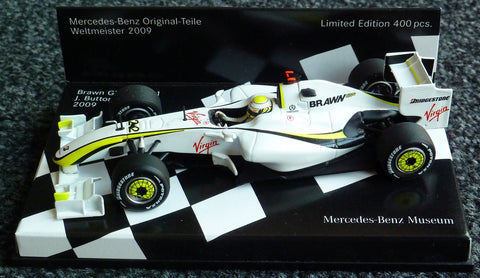 2009 - Brawn GP BGP 001 - Jenson Button - Mercedes-Benz Museum - Yuui's F1 scale models