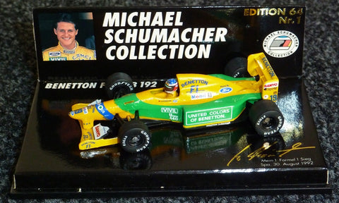 1992 - Benetton Ford B192 - Michael Schumacher - Mein 1. Formel 1 Sieg, Spa 30 August (MSC#1) - Yuui's F1 scale models