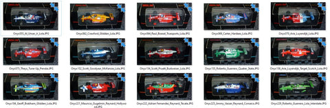 Onyx Indycar Set 26 cars 1990-1994 - Yuui's F1 scale models